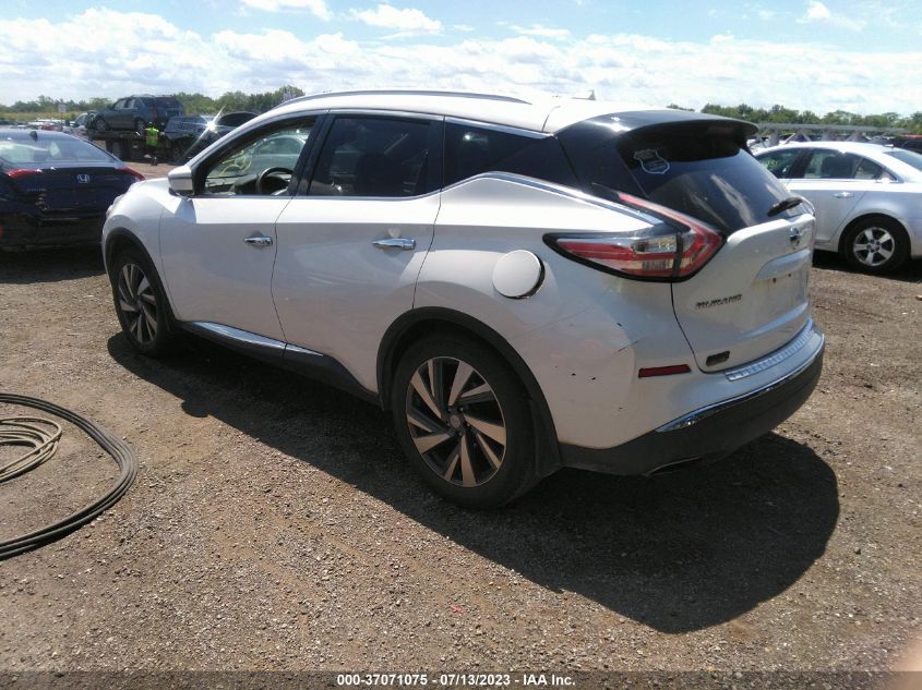 2015 NISSAN MURANO PLATINUM - 5N1AZ2MH7FN290282