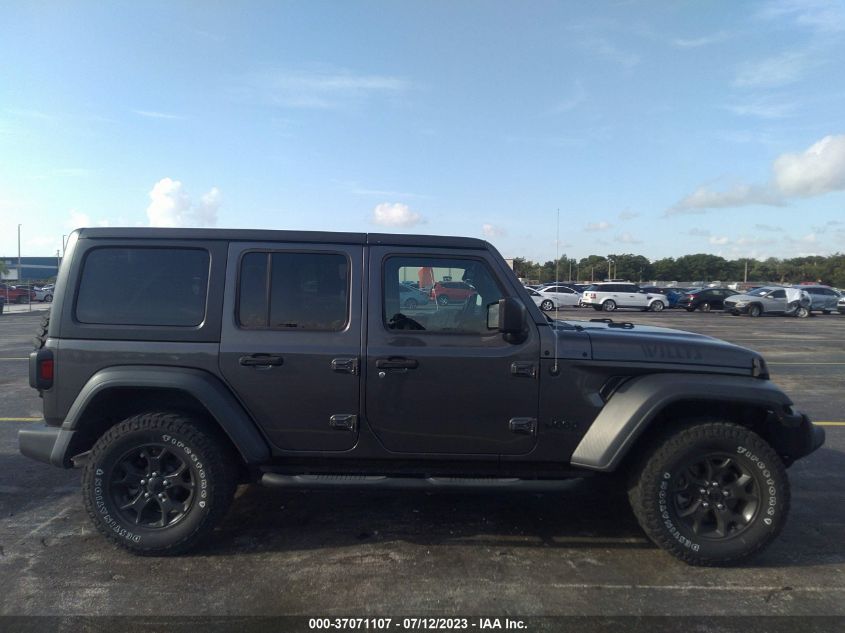 2020 JEEP WRANGLER UNLIMITED WILLYS - 1C4HJXDG6LW301485