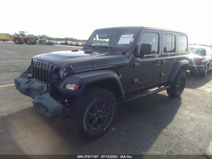 2020 JEEP WRANGLER UNLIMITED WILLYS - 1C4HJXDG6LW301485