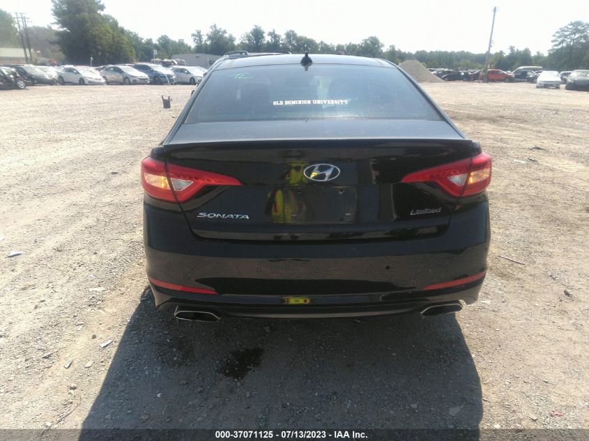 2015 HYUNDAI SONATA 2.4L LIMITED - 5NPE34AF0FH137944