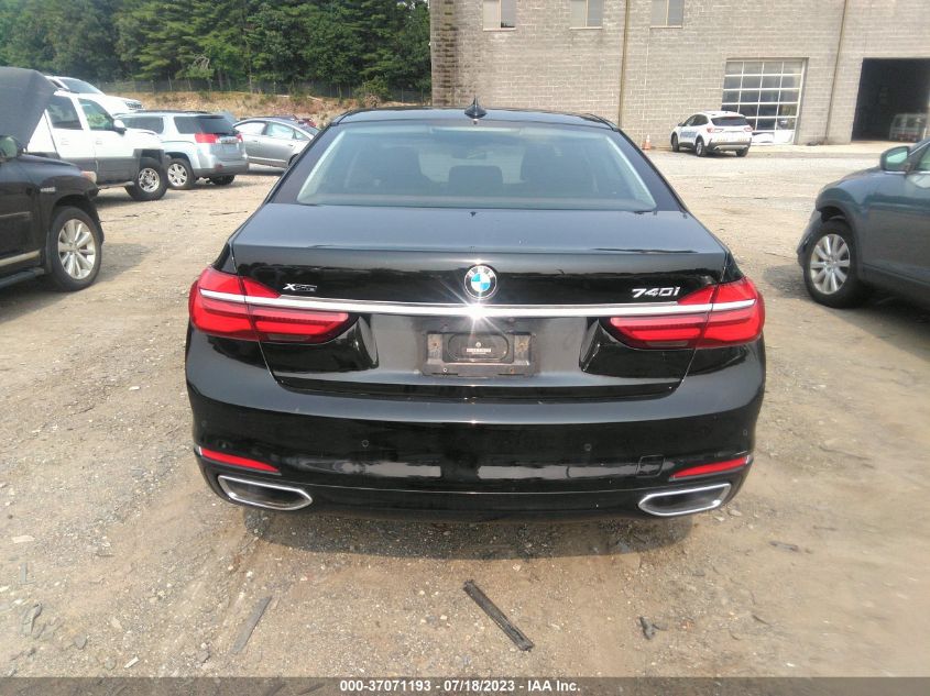 2018 BMW 7 SERIES 740I XDRIVE - WBA7E4C57JGV23844