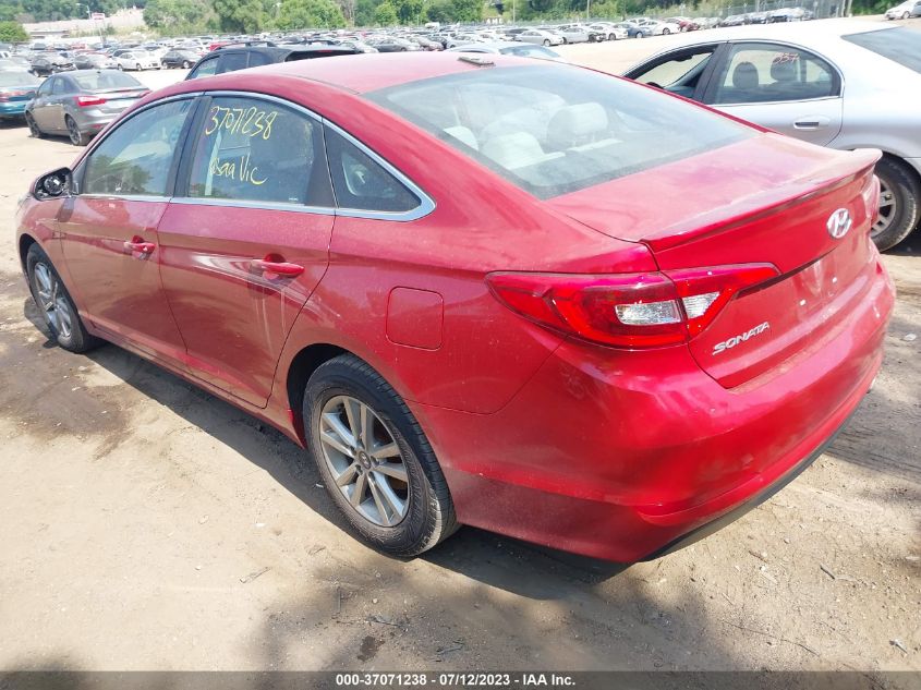 2017 HYUNDAI SONATA SE - 5NPE24AF0HH482915