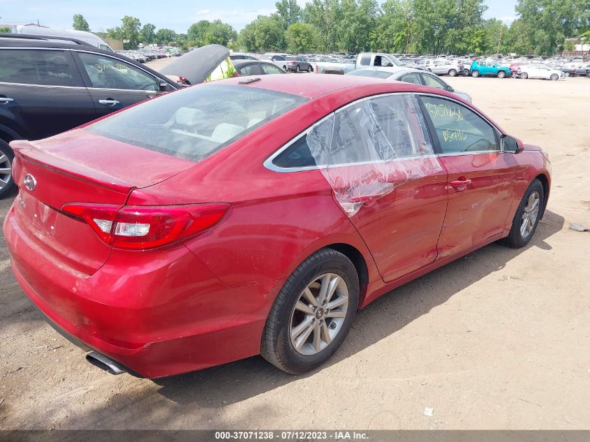 2017 HYUNDAI SONATA SE - 5NPE24AF0HH482915