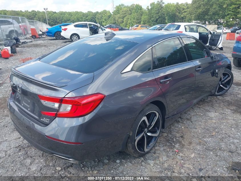 2019 HONDA ACCORD SEDAN SPORT 2.0T - 1HGCV2F30KA024700