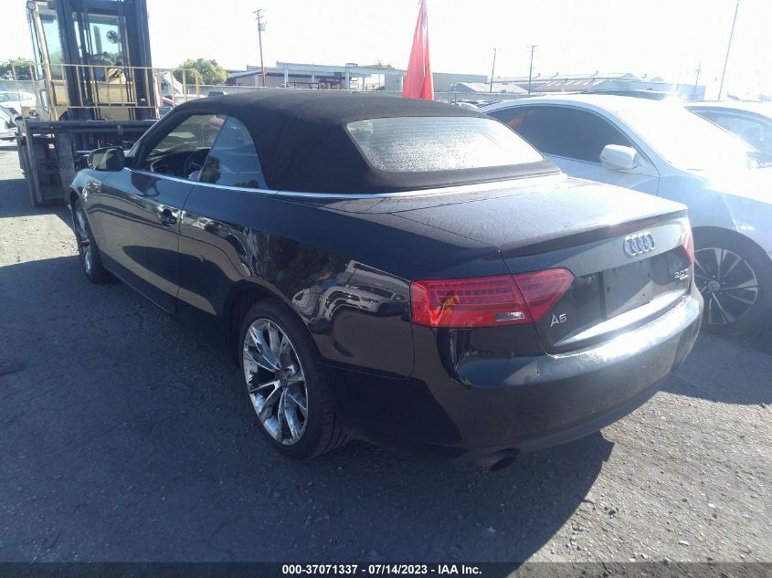 2013 AUDI A5 PREMIUM PLUS - WAULFAFH1DN015336