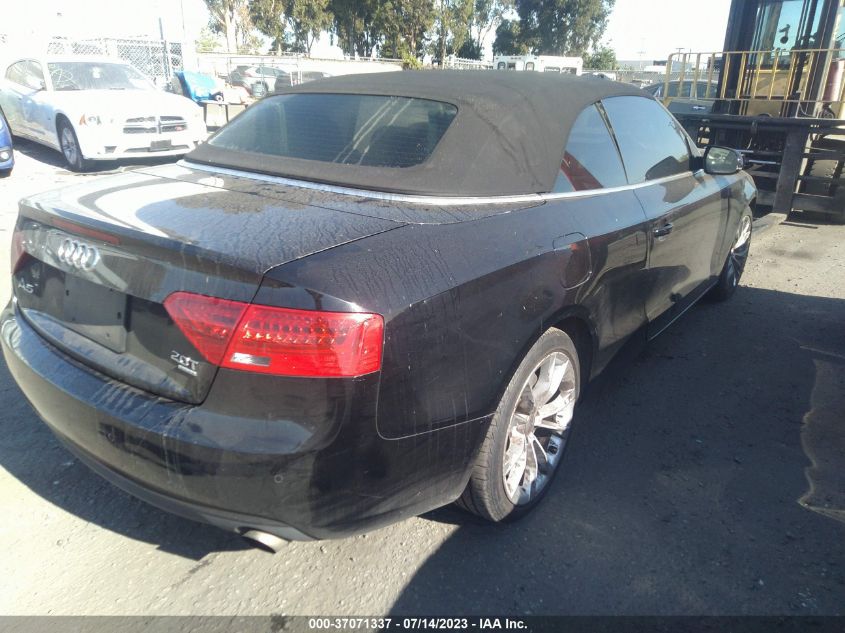 2013 AUDI A5 PREMIUM PLUS - WAULFAFH1DN015336