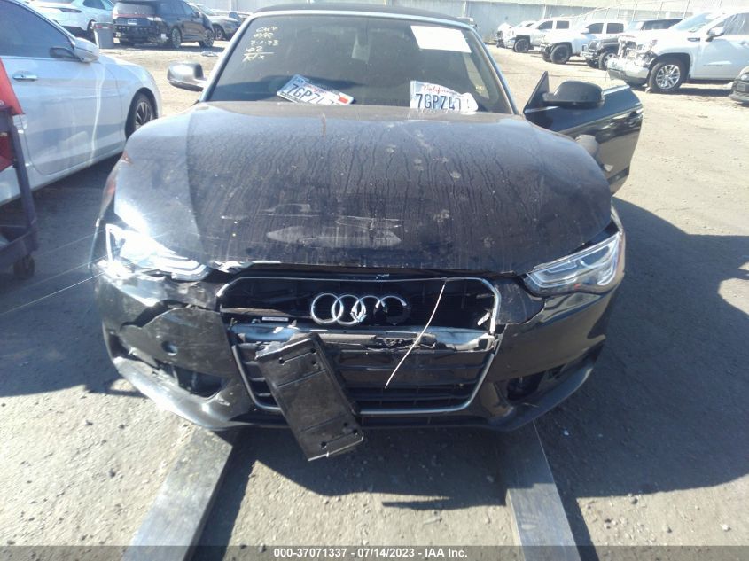 2013 AUDI A5 PREMIUM PLUS - WAULFAFH1DN015336