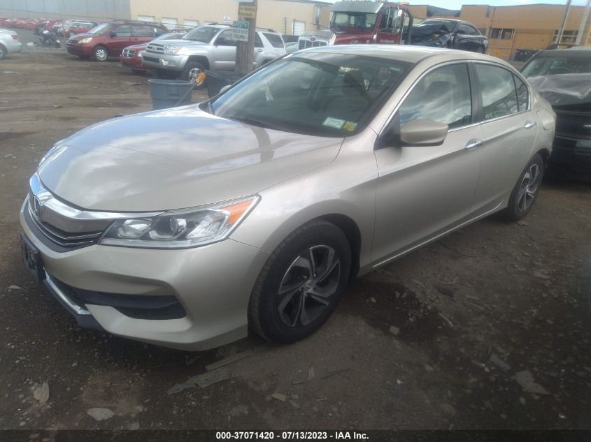 2016 HONDA ACCORD SEDAN LX - 1HGCR2F38GA073770