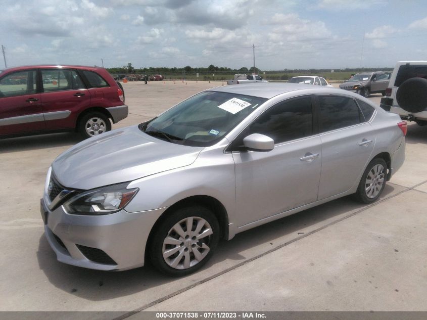 2016 NISSAN SENTRA S - 3N1AB7AP8GY333276