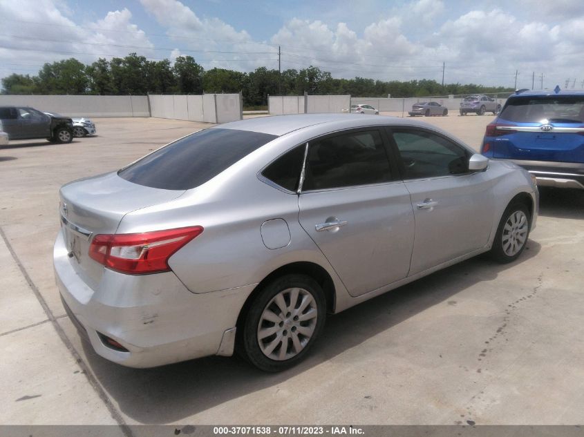 2016 NISSAN SENTRA S - 3N1AB7AP8GY333276