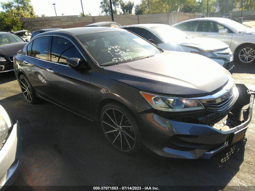 2017 HONDA ACCORD SEDAN LX - 1HGCR2F39HA054520