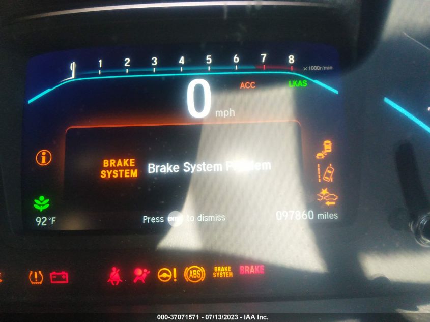 2018 HONDA ODYSSEY EX-L - 5FNRL6H74JB005823