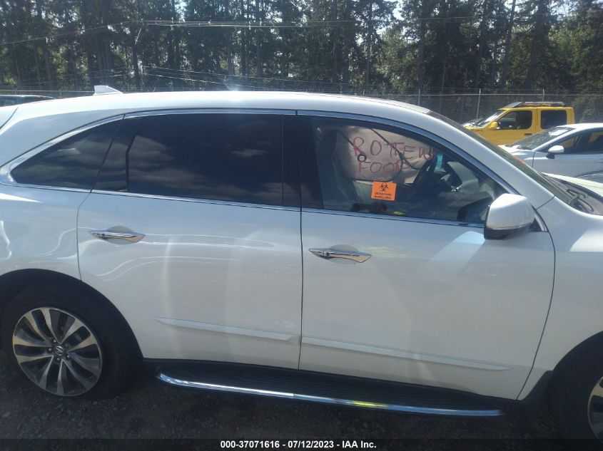 2016 ACURA MDX W/TECH/W/TECH - 5FRYD4H45GB011818