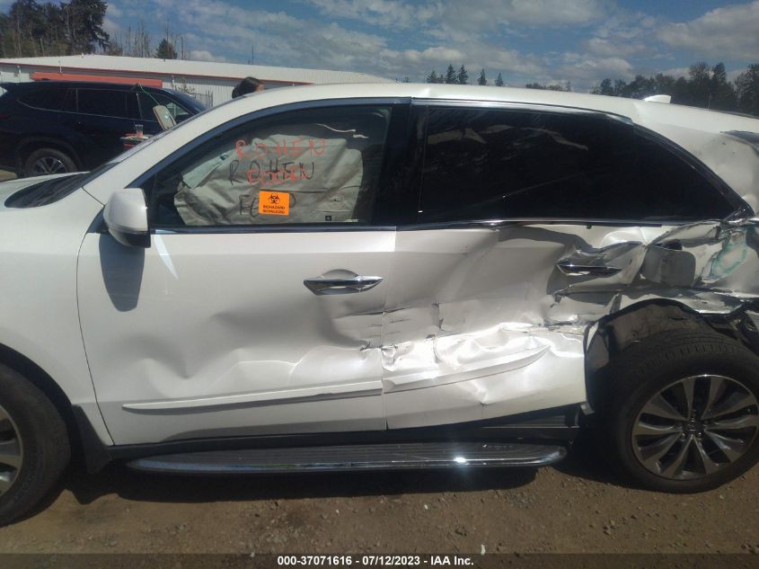 2016 ACURA MDX W/TECH/W/TECH - 5FRYD4H45GB011818