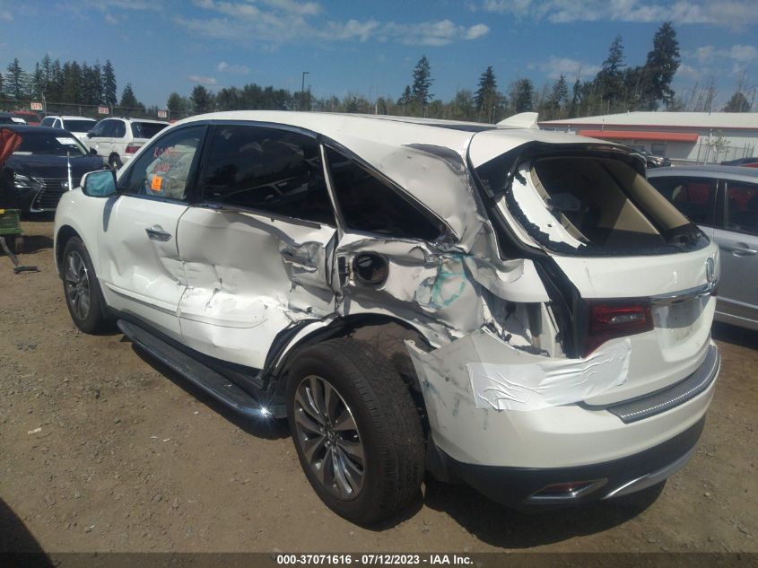 2016 ACURA MDX W/TECH/W/TECH - 5FRYD4H45GB011818