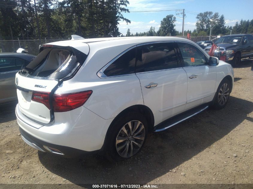 2016 ACURA MDX W/TECH/W/TECH - 5FRYD4H45GB011818