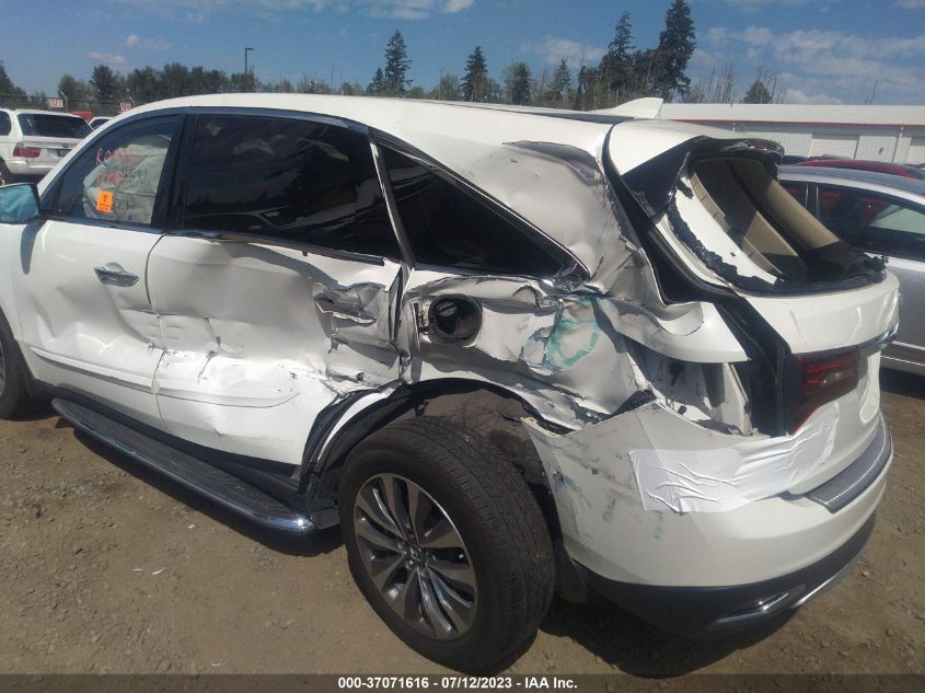 2016 ACURA MDX W/TECH/W/TECH - 5FRYD4H45GB011818