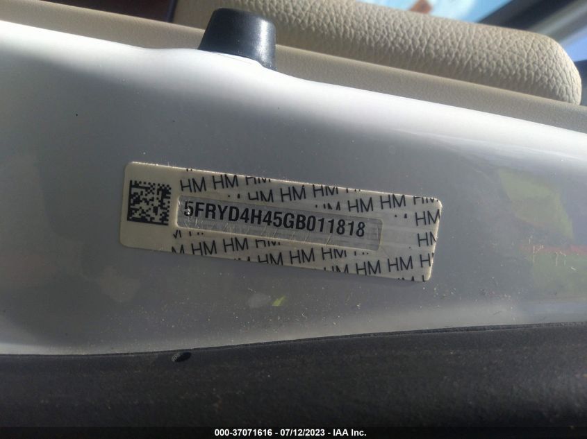 2016 ACURA MDX W/TECH/W/TECH - 5FRYD4H45GB011818