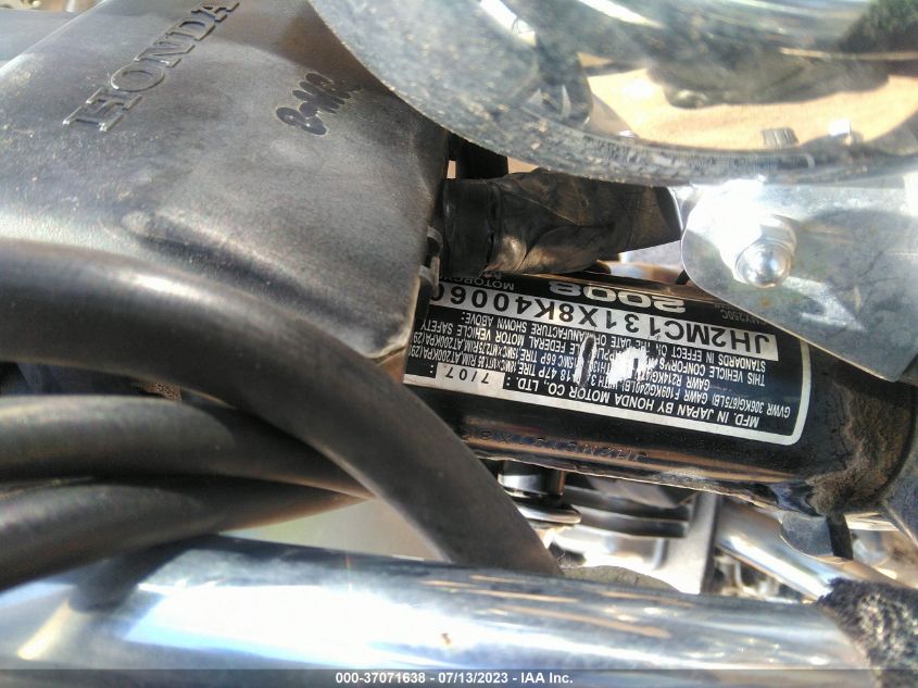 2008 HONDA CMX250 C JH2MC131X8K400609