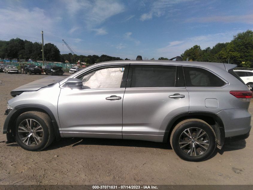 2018 TOYOTA HIGHLANDER LE/LE PLUS - 5TDBZRFH9JS857464