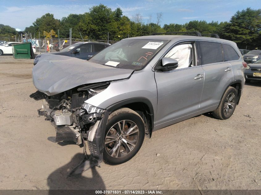 2018 TOYOTA HIGHLANDER LE/LE PLUS - 5TDBZRFH9JS857464