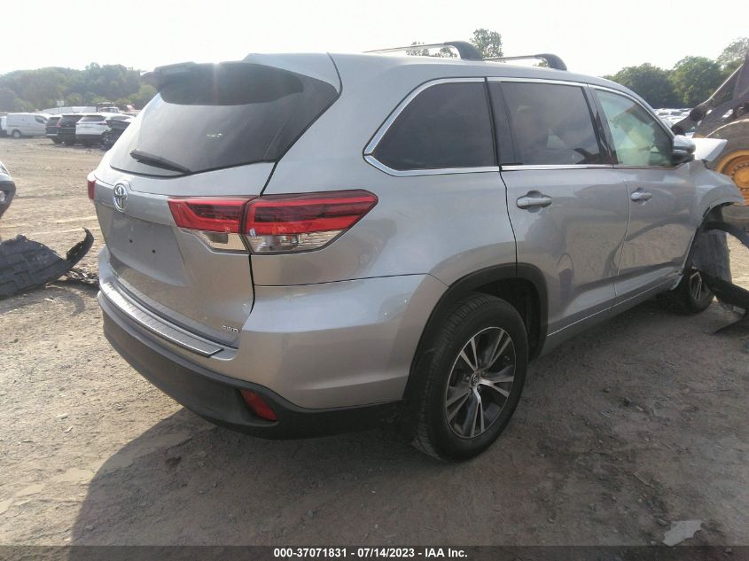 2018 TOYOTA HIGHLANDER LE/LE PLUS - 5TDBZRFH9JS857464