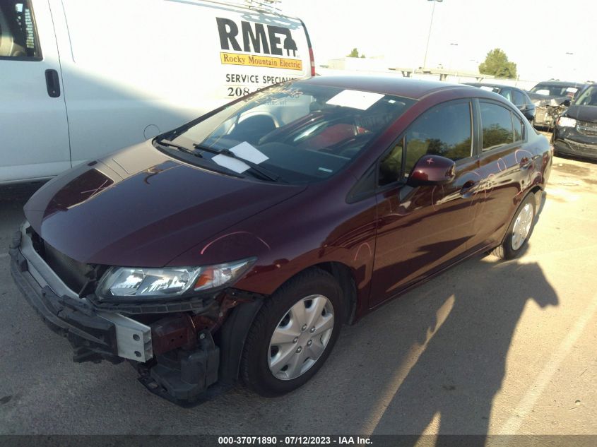 2013 HONDA CIVIC SDN LX - 2HGFB2F55DH593232