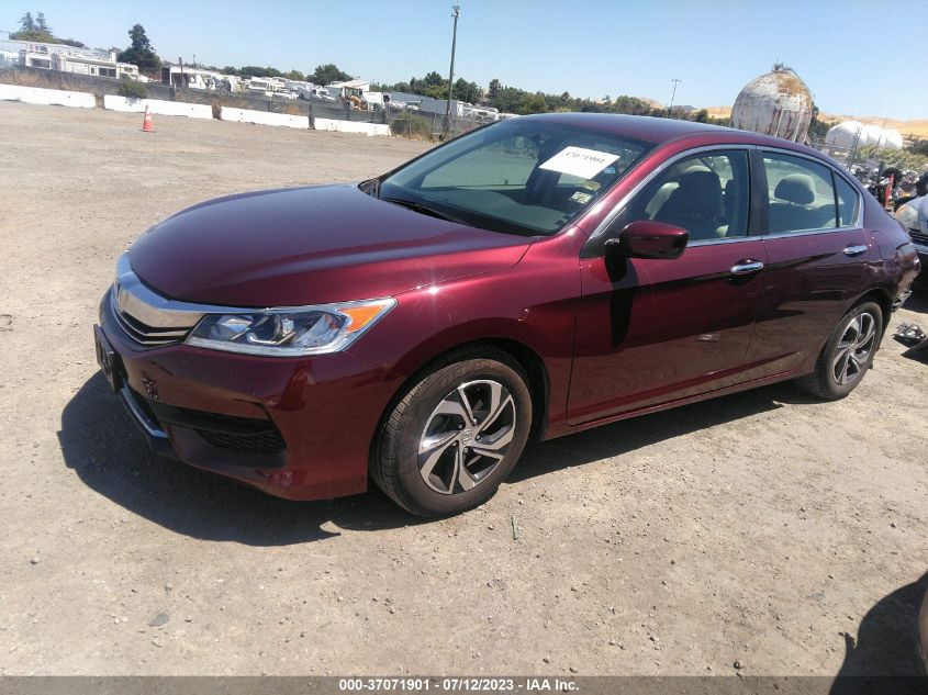2016 HONDA ACCORD SEDAN LX - 1HGCR2F33GA163666
