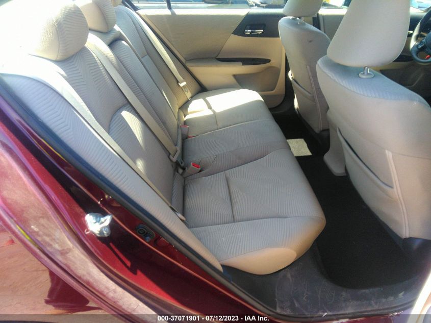2016 HONDA ACCORD SEDAN LX - 1HGCR2F33GA163666