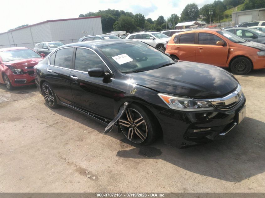 2017 HONDA ACCORD SEDAN SPORT SE - 1HGCR2F17HA078586