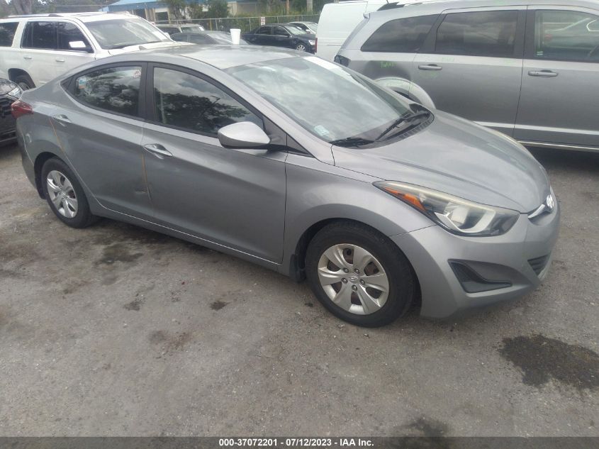 2016 HYUNDAI ELANTRA SE/SPORT/LIMITED - KMHDH4AE1GU478180