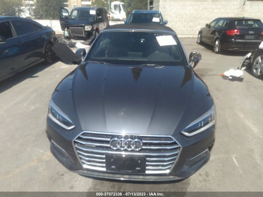 2018 AUDI A5 CABRIOLET PREMIUM PLUS WAUYNGF56JN006113