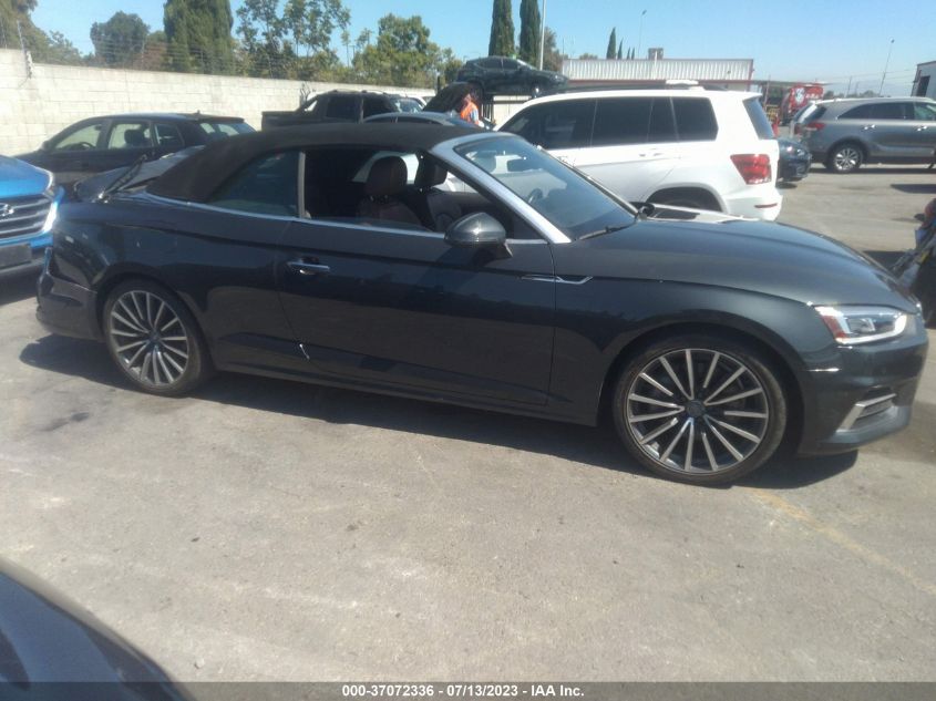 2018 AUDI A5 CABRIOLET PREMIUM PLUS WAUYNGF56JN006113