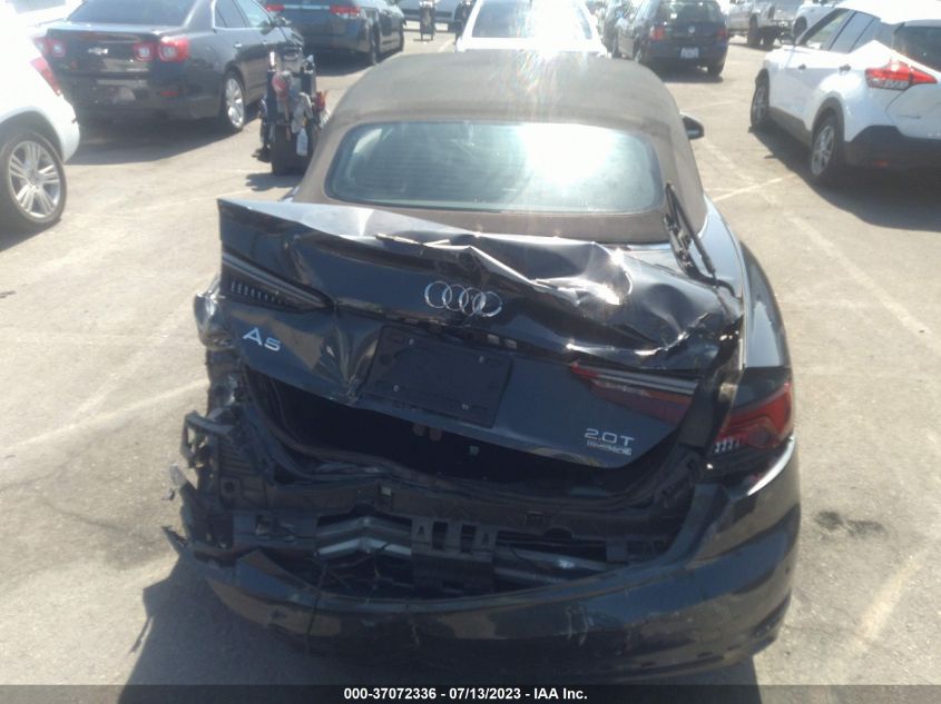 2018 AUDI A5 CABRIOLET PREMIUM PLUS WAUYNGF56JN006113