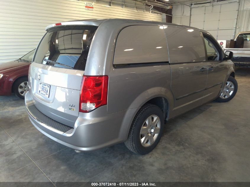 2013 RAM CARGO VAN TRADESMAN 2C4JRGAG3DR781865