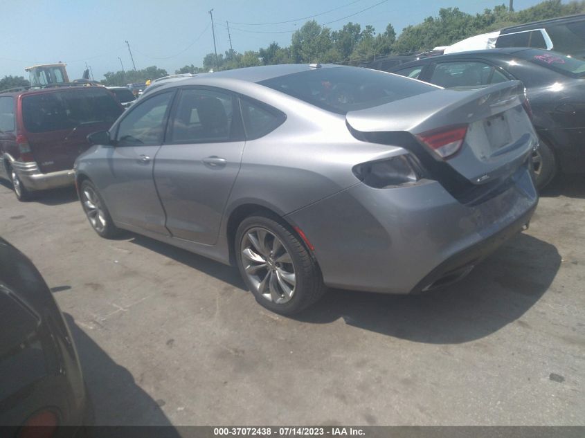 2015 CHRYSLER 200 S - 1C3CCCDG0FN627939