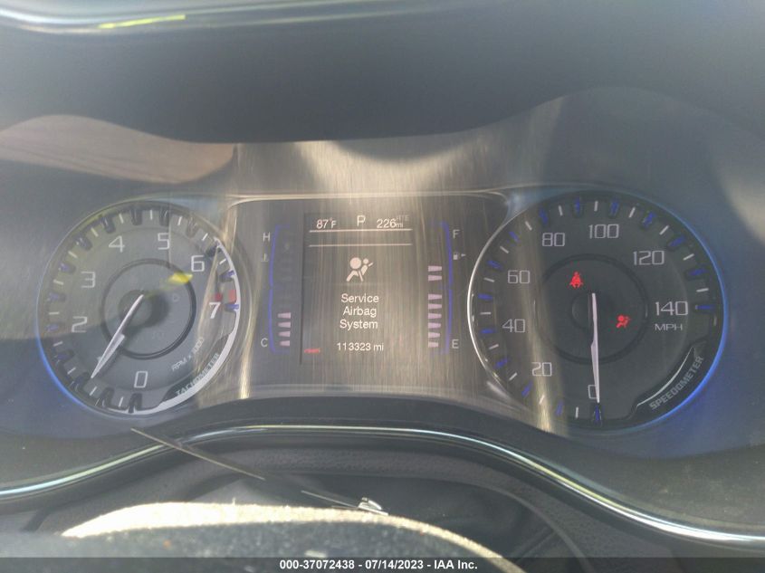 2015 CHRYSLER 200 S - 1C3CCCDG0FN627939