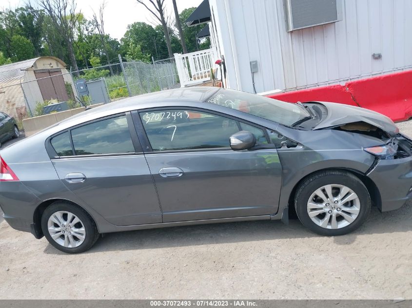 2013 HONDA INSIGHT EX JHMZE2H73DS000265