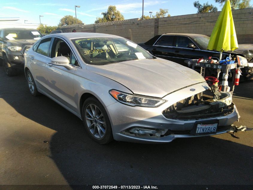 2017 FORD FUSION SE - 3FA6P0HDXHR207137