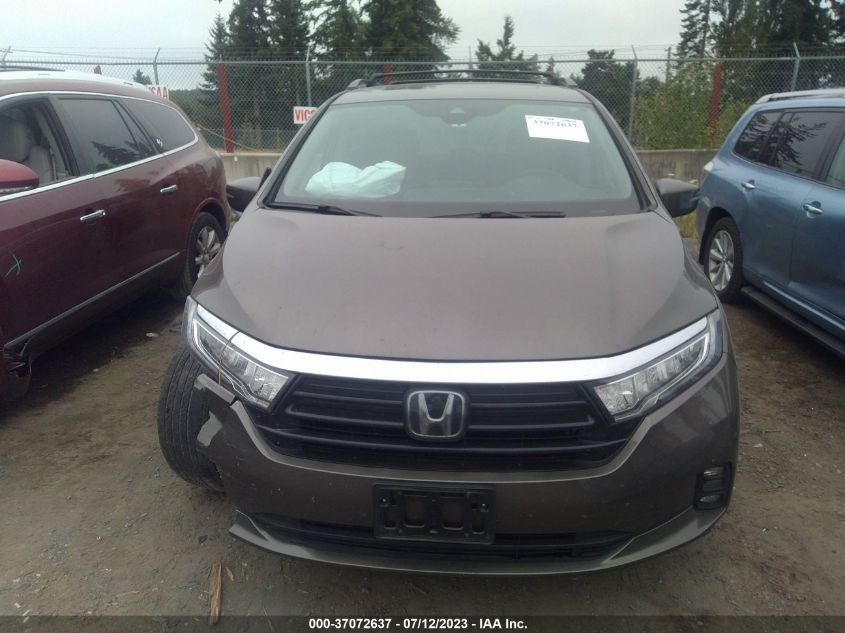 2021 HONDA ODYSSEY EX-L - 5FNRL6H71MB030117