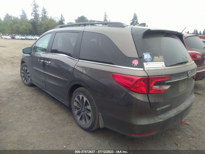 2021 HONDA ODYSSEY EX-L - 5FNRL6H71MB030117