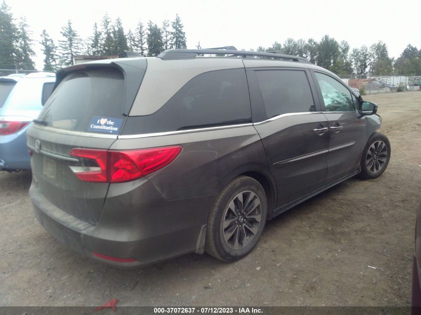 2021 HONDA ODYSSEY EX-L - 5FNRL6H71MB030117