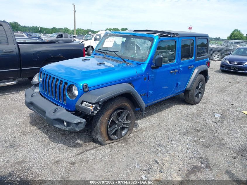 1C4HJXDG5NW164025 Jeep Wrangler Unlimited SPORT 2