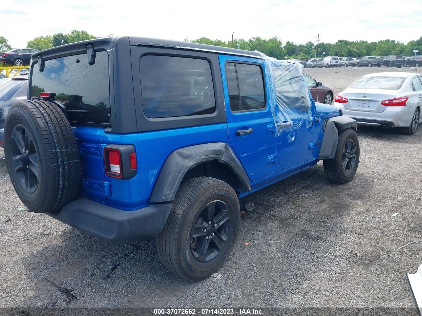 1C4HJXDG5NW164025 Jeep Wrangler Unlimited SPORT 4