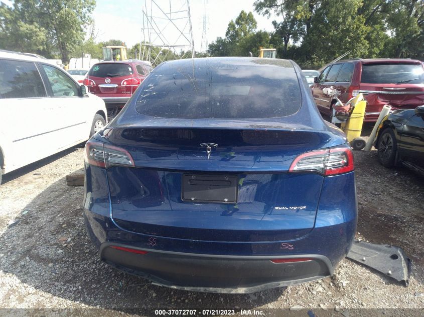 2021 TESLA MODEL Y LONG RANGE - 5YJYGDEE3MF144756