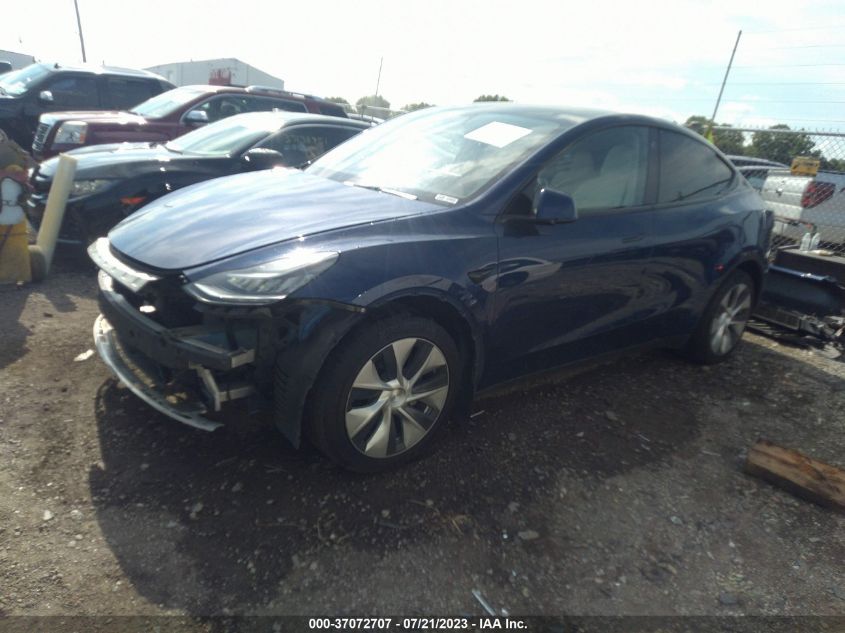 2021 TESLA MODEL Y LONG RANGE - 5YJYGDEE3MF144756