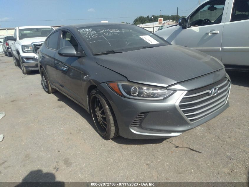 2017 HYUNDAI ELANTRA SE - KMHD84LFXHU196546