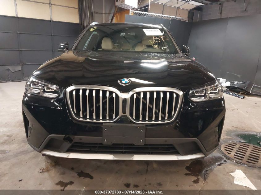 2022 BMW X3 XDRIVE30I - WBX57DP01NN172176