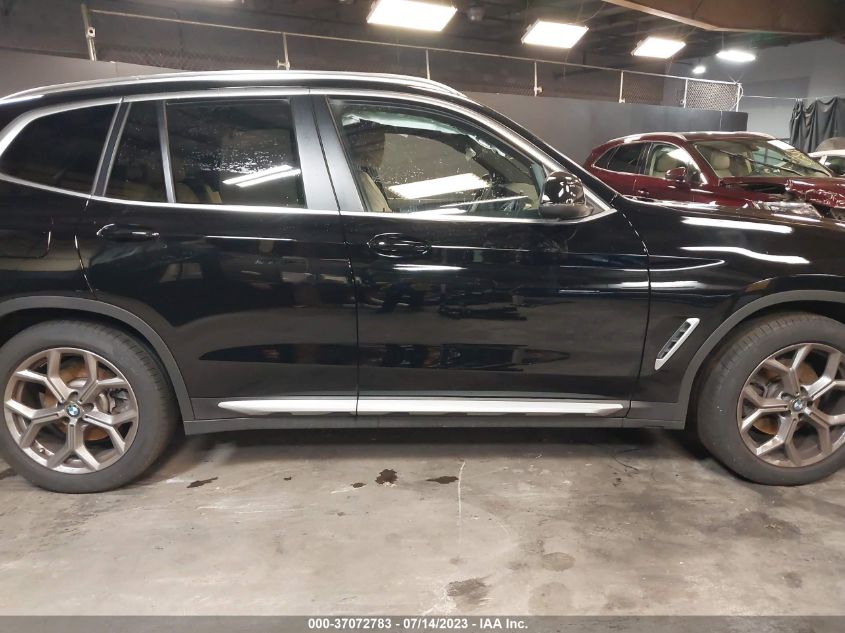 2022 BMW X3 XDRIVE30I - WBX57DP01NN172176