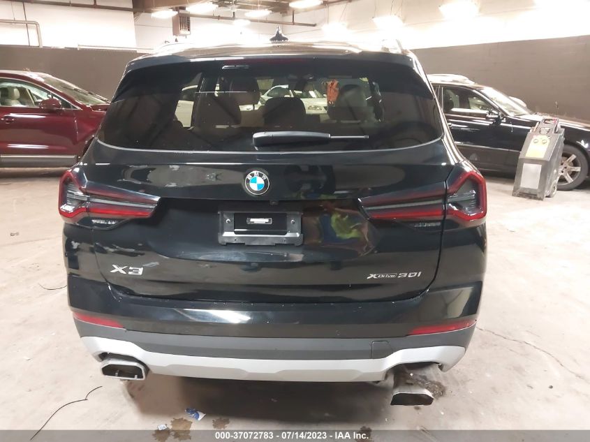 2022 BMW X3 XDRIVE30I - WBX57DP01NN172176